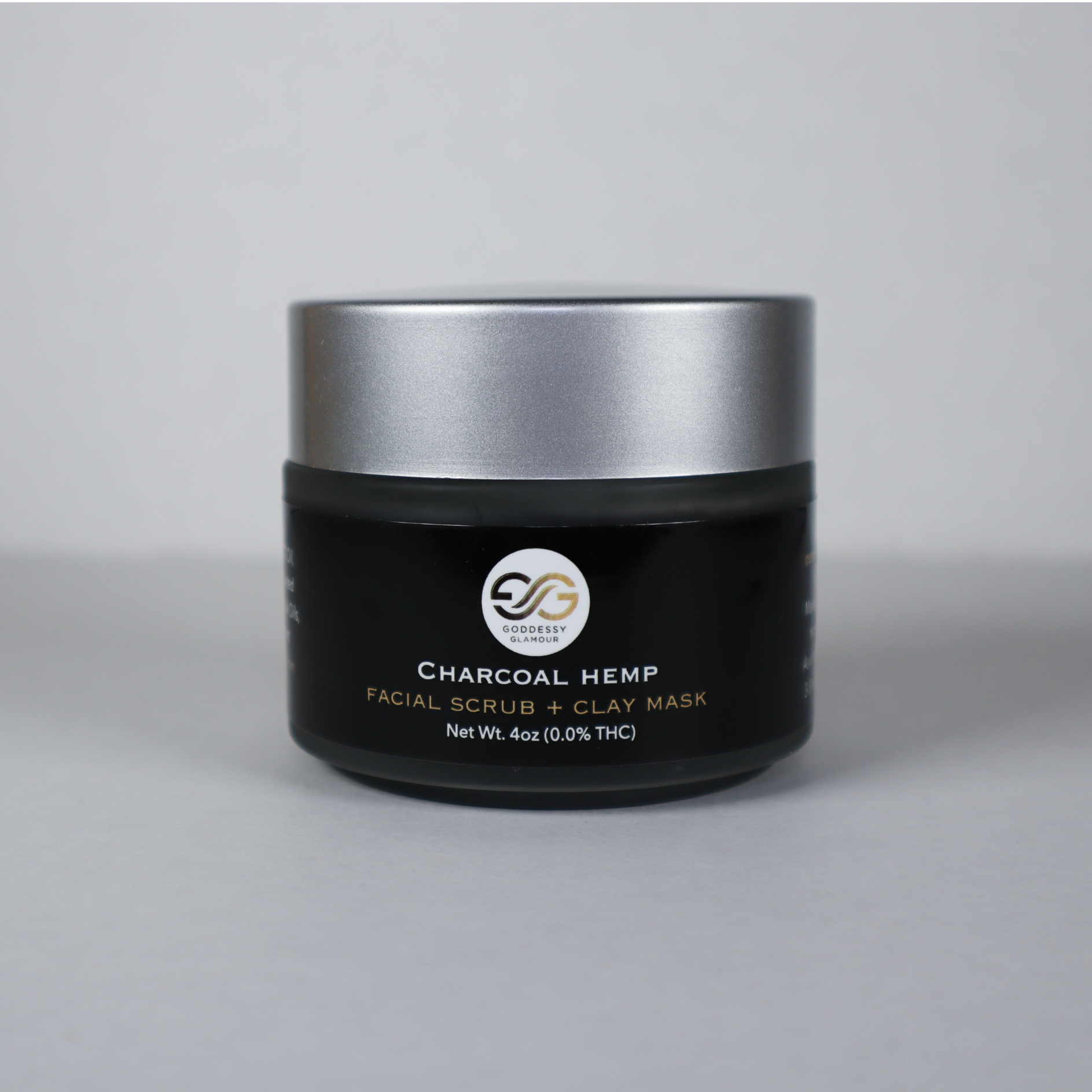 Charcoal Hemp Face Scrub + Clay Mask